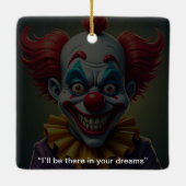 Ornement En Céramique Two Sided Scary Clown  (Dos)