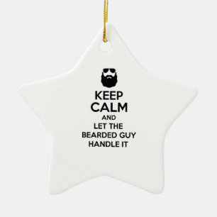 Ornement En Céramique Type barbu