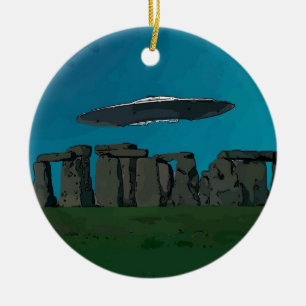 Ornement En Céramique UFO chez Henge en pierre