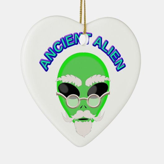 Ornement En Céramique Un Alien ancien (Droite)