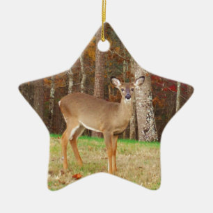 Ornement En Céramique Un cerf de rêve de chasseur
