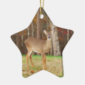 Ornement En Céramique Un cerf de rêve de chasseur (Gauche)