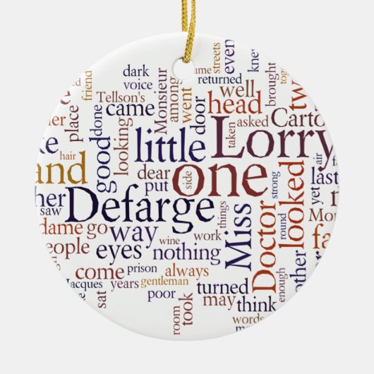 Ornement En Céramique Un conte de deux villes (Devant)