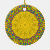 Ornement En Céramique Un décor doré incomparable. (Devant)