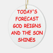 ORNEMENT EN CÉRAMIQUE UN DIEU (Gauche)