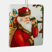 Ornement En Céramique Un joyeux Père Noël par Ellen Clapsaddle (Droite)