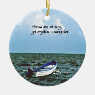 Ornement En Céramique Un message inspiré