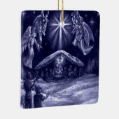 Ornement En Céramique Un sauveur est né ! (Droite)