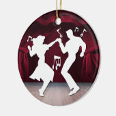 Ornement En Céramique Un thème de Rockin rétro (Gauche)