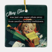 Ornement En Céramique Une Plum De Sucre Éloignée D'Une Autre Frise De Va (Devant)