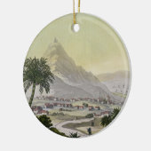 Ornement En Céramique Une vue de la banlieue noire de Lima, Pérou, de (Gauche)