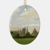 Ornement En Céramique Une vue d'Oxford (huile sur le carton à (Droite)