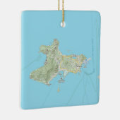 Ornement En Céramique Union Island West Indies Noël (Droite)