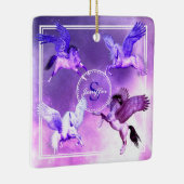 Ornement En Céramique Univers Magique Pegasus. (Droite)