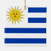 Ornement En Céramique Uruguay (Uruguayan) Flag (Dos)