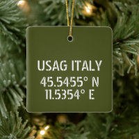 USAG Italie Latitude Longitude Personnalisée