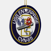 Ornement En Céramique USS Enterprise de correction seulement - (Droite)