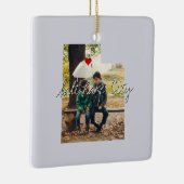 Ornement En Céramique Utah State Photo insert and town name (Droite)