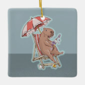 ORNEMENT EN CÉRAMIQUE VACANCES CABYBARA (Devant)