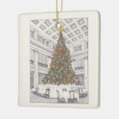 Ornement En Céramique Vacances dans la salle de noix à Marshall Field's (Gauche)