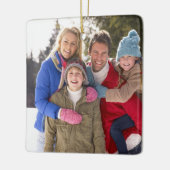 Ornement En Céramique Vacances faites sur commande de Noël de photo de (Gauche)