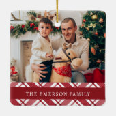 Ornement En Céramique Vacances photo plaid (Dos)