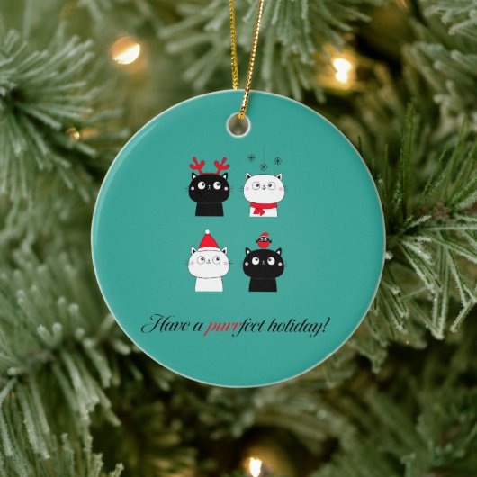 Ornement en céramique - Vacances Puurfect (Arbre)