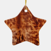 Ornement En Céramique Vache blanche Brown (Dos)