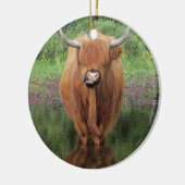 Ornement En Céramique Vache des montagnes (Gauche)