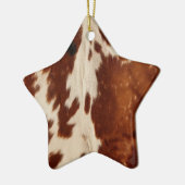 Ornement En Céramique Vachette noire Brown blanche occidentale (Gauche)