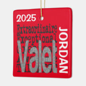 Ornement En Céramique Valet Extraordinaire CUSTOM (Gauche)