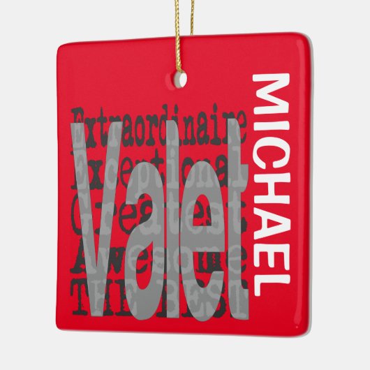 Ornement En Céramique Valet Extraordinaire CUSTOM (Gauche)