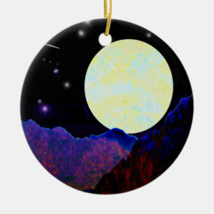 Ornement En Céramique Vallée de la lune