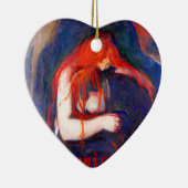 Ornement En Céramique Vampire Edvard Munch (Droite)