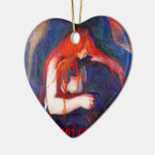 Ornement En Céramique Vampire Edvard Munch (Gauche)