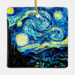 Ornement En Céramique Van Gogh - Nuit étoilée