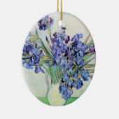 Ornement En Céramique Vase Still Life avec Irises par Vincent van Gogh (Droite)