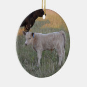 Ornement En Céramique Veau du charolais (Droite)