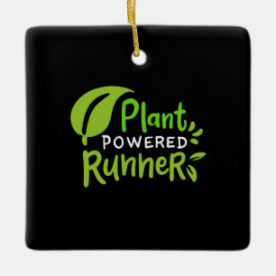 Ornement En Céramique Vegan - Plante Powered Runner