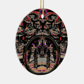 Ornement En Céramique Vélos Abstraits (Droite)