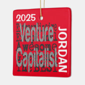 Ornement En Céramique Venture Capitalist Extraordinaire CUSTOM (Gauche)
