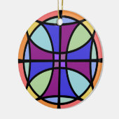 Ornement En Céramique Verre souillé maltais 2 (Gauche)