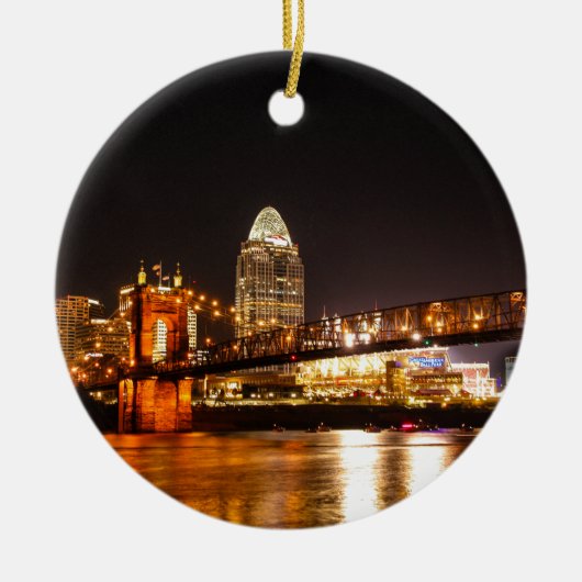 Ornement En Céramique Vers le haut de la rivière (Devant)