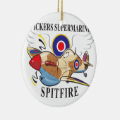 Ornement En Céramique version tropicale spitfire (Droite)