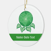 Ornement En Céramique Vert, De l'environnement (Gauche)