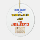 ORNEMENT EN CÉRAMIQUE VETERAN AMÉRICAIN (Gauche)