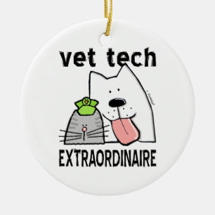 Ornement En Céramique vétérinaire+vétérinaire de