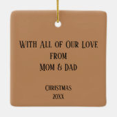 Ornement En Céramique Victorian Christmas Fairy Announcing Music (Dos)