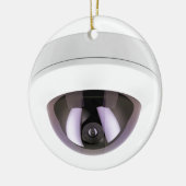 Ornement En Céramique Vidéo surveillance de dôme (Gauche)