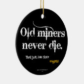 Ornement En Céramique Vieilles pépites de mineurs (Droite)